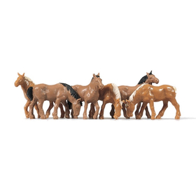 Figurines miniatures - Chevaux 1:87 HO - Preiser 215018