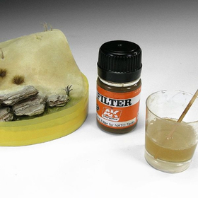 Effet liquide miniature : Résine effet eau claire 180 ml - Ak Interactive 8044 AK8044