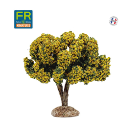 Mimosas miniatures 12 cm avec tron en bois - FR-ATB67590