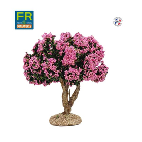 Arbre fleuri rose 12 cm - décors pour crêches - FR-ATB97590R