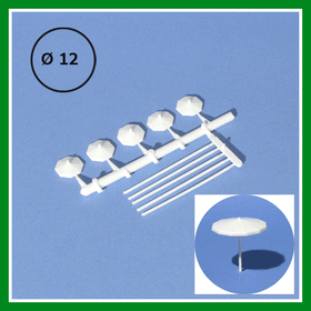 Parasols Ø 12 mm- miniature