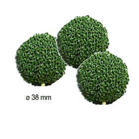 5 Boules d'arbres ø 38 mm