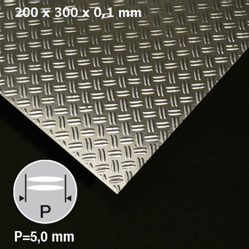 Tôle larmée 0.1 mm