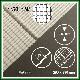 Tuile mécanique + faîtière 1:50