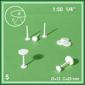 Tables rondes, haute 1:50