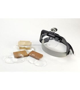 Accessoires de modélisme : Lunettes loupe avec lampe - Artesania Latina