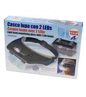 Accessoires de modélisme : Lunettes loupe avec lampe - Artesania Latina