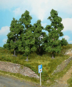 Végétation miniature : Heki 1932 - 5 arbres fruitiers 5 - 8 cm