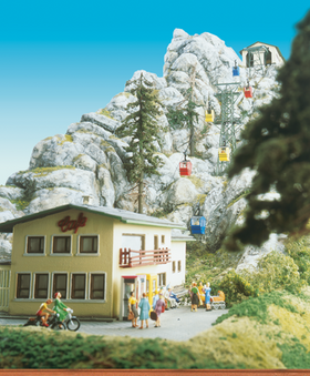 Bâtiment miniature : Bâtiment pour téléphérique 6280 - Brawa 6290