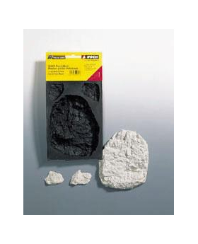 Moules pour rochers - Grand bloc de roche, plat - Woodland C1235