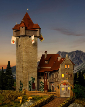 Bâtiment miniatures : Château - HO 1:87 - Kibri
