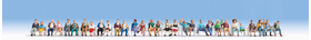 Méga set 30 figurines "Voyageurs assis" - Noch 16045