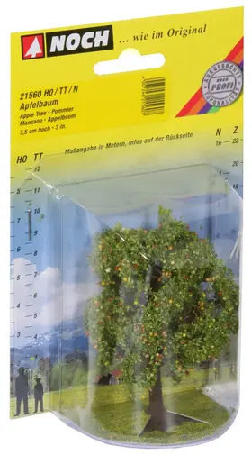 Végétation miniature : Pommier avec fruits 7,5 cm- Noch 21560