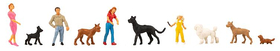 Personnages miniatures : Association de sport canin 1:87, HO - Faller 150955