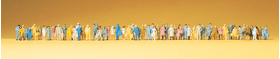 Preiser 79251 - 60 Passagers et passants peints 1:160