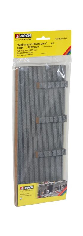 Noch 58056 - Mur de soutènement, 33,4 x 12,5 cm 1:87 - HO