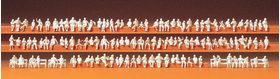 Preiser 79007 - 120 Figurines assises à peindre 1:160