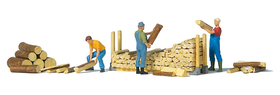 Preiser 10707 - Personnages miniatures : Rangement du bois 1:87