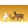 Chèvre et chevreaux 1:25 - Preiser 47041
