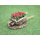 Accessoires de crèche : 1 Brouette miniature de fleurs rouges - FR 21122Ro