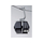 Télécabine -JC- oméga IV  grise pour téléphérique miniature - JC 84000