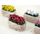 Décors de crèche : 5 grands pots de fleurs miniatures 5 cm - multicolores - FR 21415