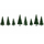 Végétation miniature : 5 Sapins 8 - 10 cm - Noch 25640