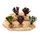 Végétation miniature : 5 buissons fleuris 6 cm et  pour crèches, dioramas, décors de paysages divers - FR-B09813/S