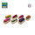 Décors de crèche : 5 Petits Pots de fleurs miniatures multicolores - FR-D/21110ASS/S