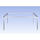 Noch 62440 - Support aluminium plateau Baden Baden 140 x 69 cm (extensible de 31 cm)