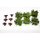 Buissons miniature verts 3 cm - échelle O ; 1:22,5
