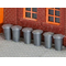 10 Poubelles miniatures - 1:87 H0 - Faller 180905