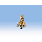 Végatation miniature : Arbre de Noël illuminé 5 cm 10 leds - 1:87, 1:120, 1:160 - Noch 22110