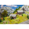 Bâtiments miniatures : 2 Granges à foin 1:87, HO - Faller 130636