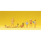 Figurines miniatures : Enfants et adolescents à la piscine 1/87 HO - Preiser 10308
