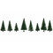Végétation miniature : 5 Sapins 8 - 10 cm - Noch 25640