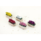 Décors de crèche : 5 Petits Pots de fleurs miniatures multicolores - FR-D/21110ASS/S