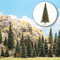 Végétation miniature : Assortiment de 15 sapins de 5 à 13,5 cm au 1/87 - Busch 06470 6470