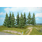Végétation miniature : Heki 2127 - 8 sapins 17 cm
