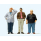 Figurines miniatures : 3 Hommes en pleine réflexion au 1/32 - Preiser 63098
