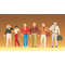 Preiser 68204 - Passants 1:50