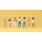 Figurines miniatures :  Filles 1:87 - Preiser 10258