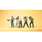 Figurines miniatures  - Equipe de télévision 1:87 - Preiser 10421