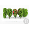 JORD-7 - 10 arbres feuillus 5.5 cm  1:160