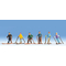 Figurines miniatures : Skieurs  - Noch 15828