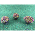 3 pots de fleurs miniatures