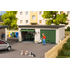 Bâtiment miniature : Double garage - 1:87 H0 - Auhagen 11456