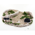 Décor d'oliviers - crèche provençale avec sacs d'olives - FR 23001