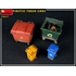 Décor miniature : Bennes à ordures - 1/35 - Miniart 35617