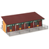 Maquette bâtiment : Écurie avec 4 chevaux 1/87 HO - Faller 130597